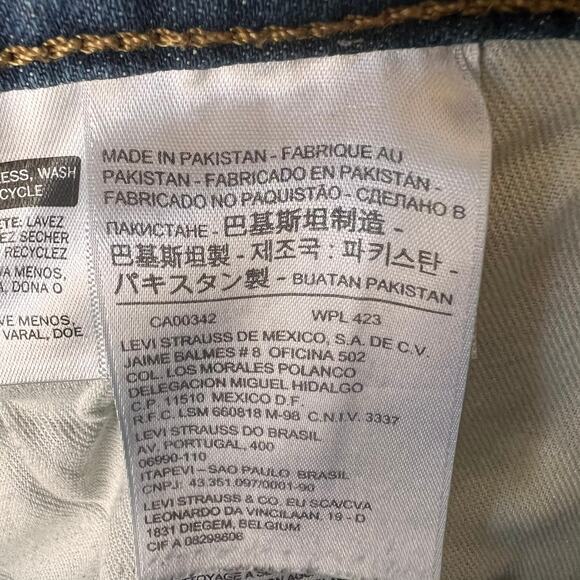 Levis Jeans Mens Size 44 X 36 Medium Wash 559 Relaxed Straight Leg Cotton Blend - Picture 15 of 16